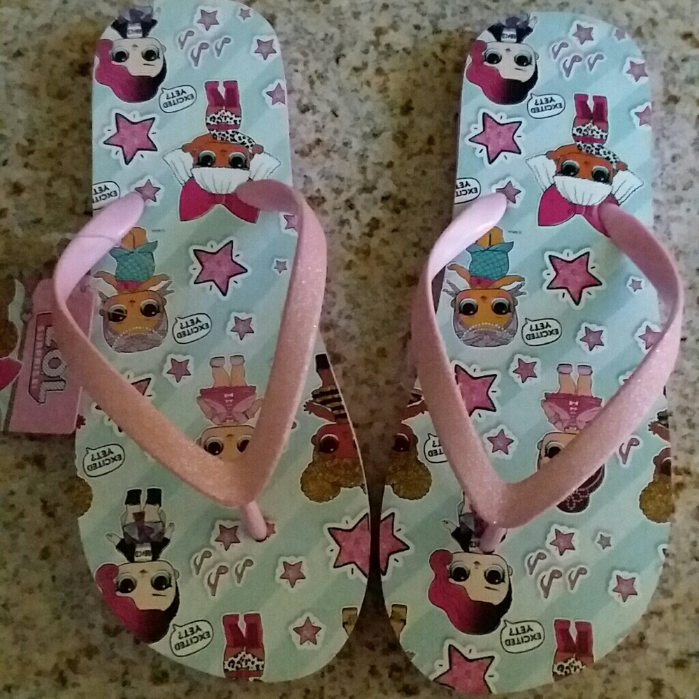 L.O.L SURPRISE GIRLS SLIPPERS/FLIP FLOPS